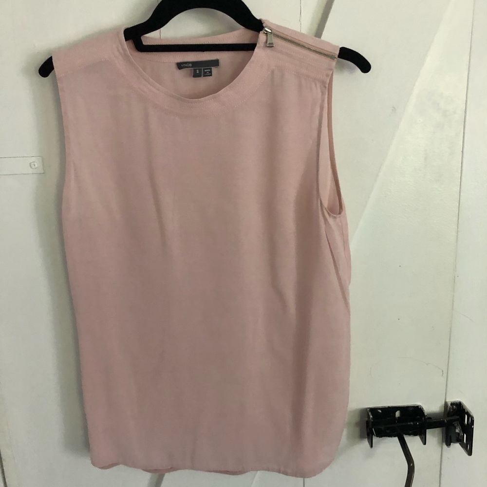 Vince pink sleeveless shell - size Small